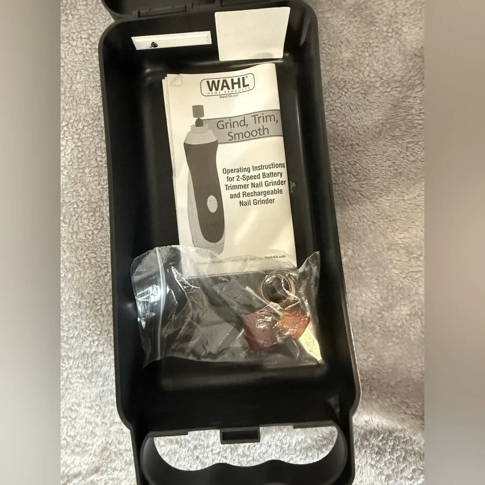 Wahl Black and Silver Nail Grinder
